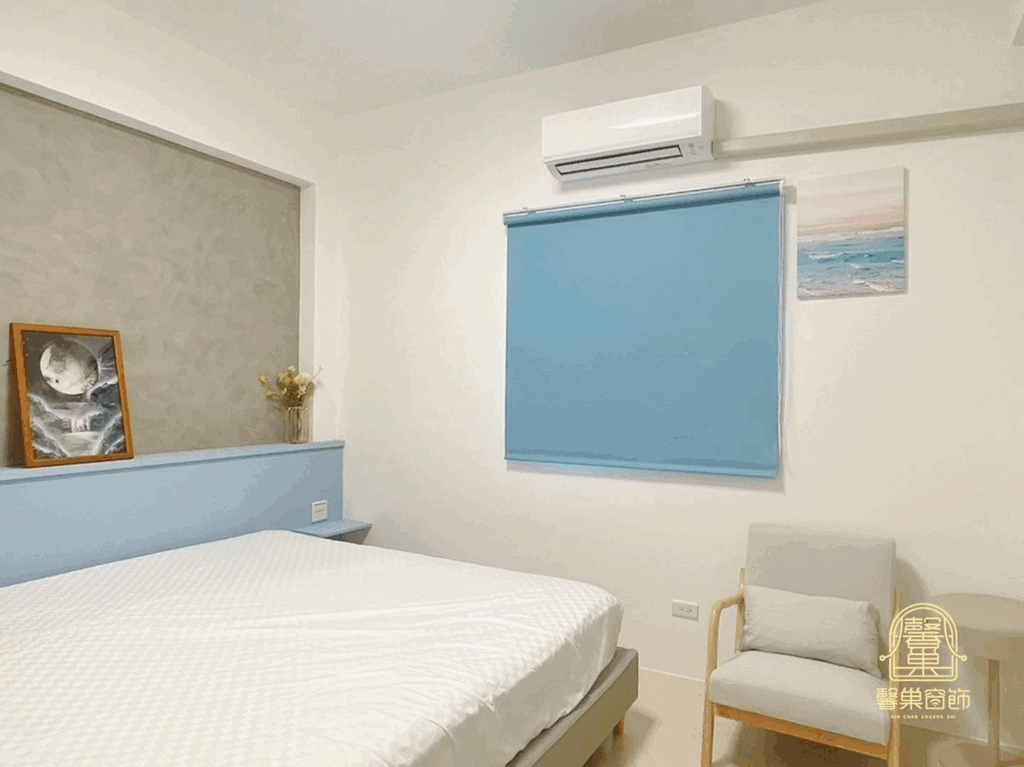 防焰窗簾能有效隔絕室外溫度,讓室內溫度更宜居