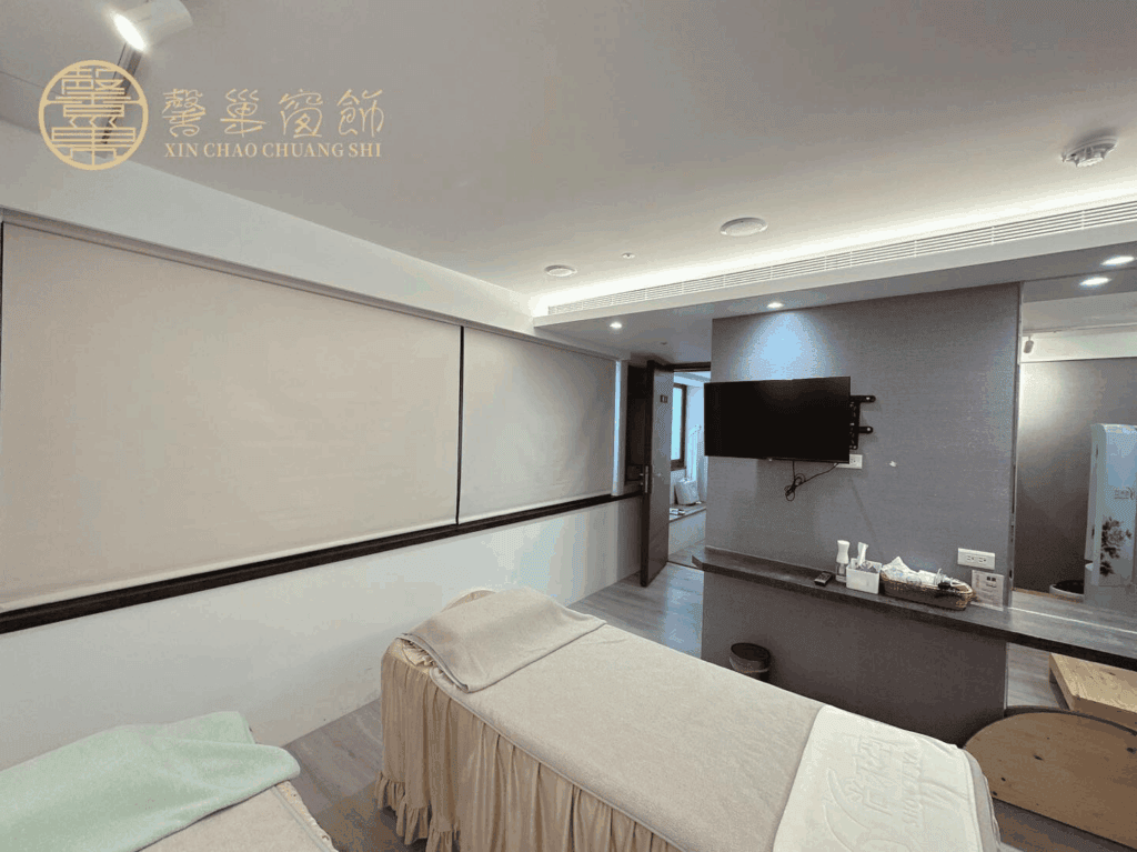 防焰窗簾可以有效營造現代化的高級裝潢質感