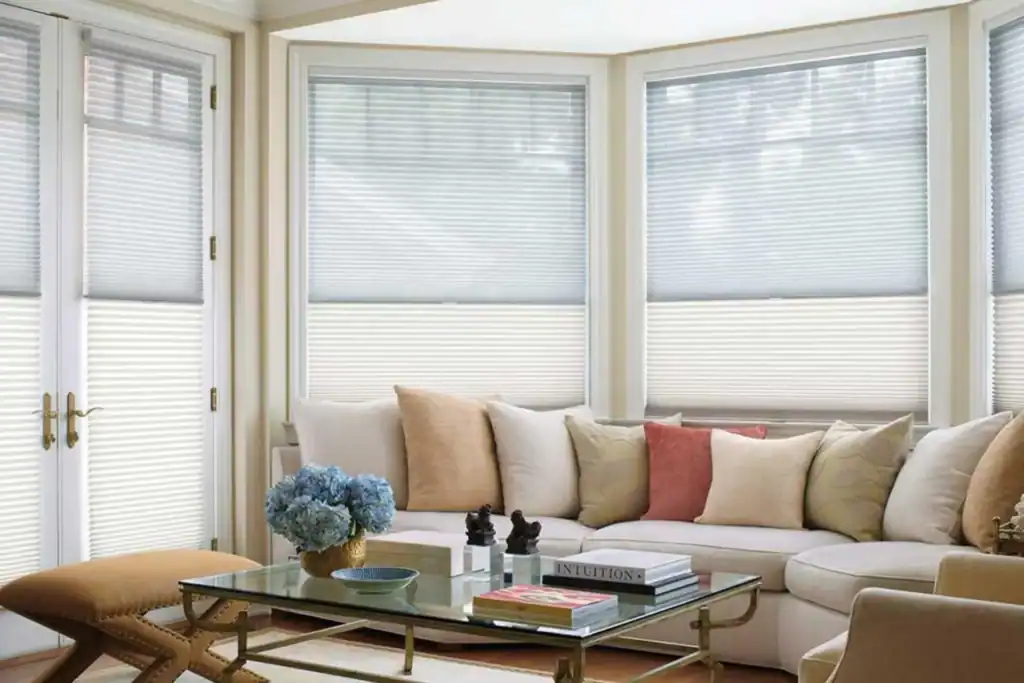 客廳窗簾推薦 3 ：蜂巢簾