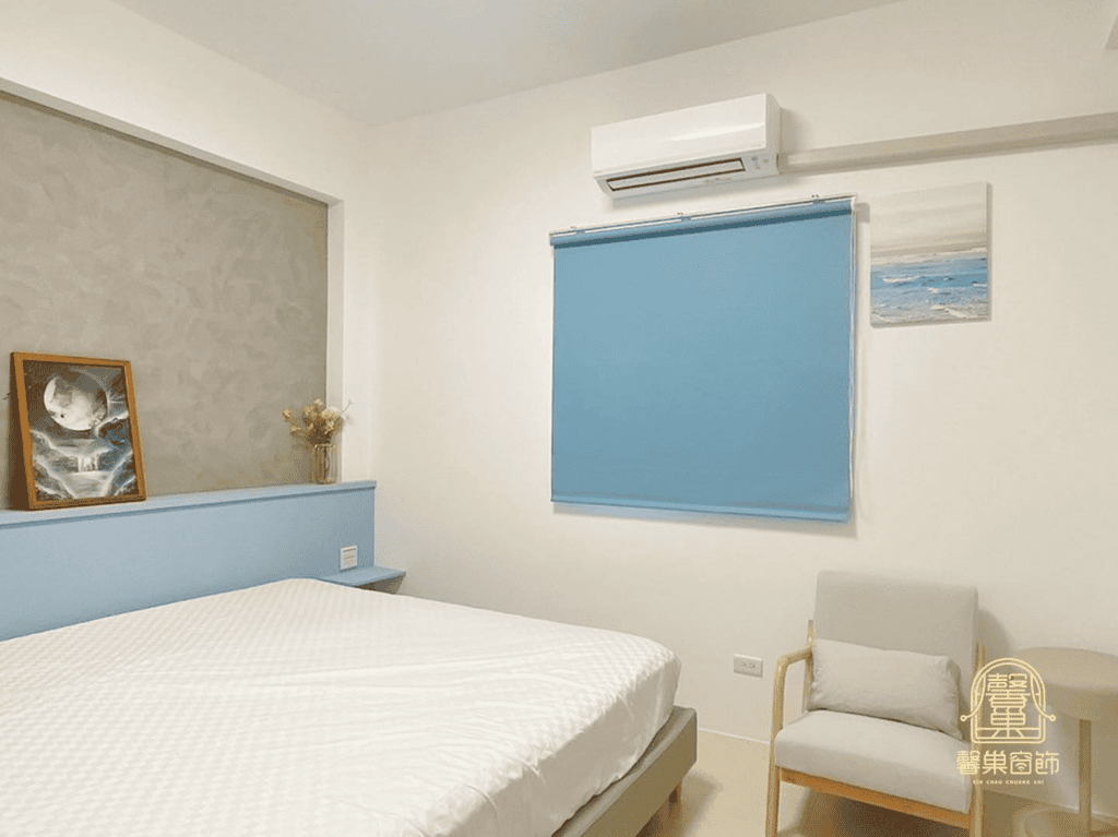 辦公室窗簾款式－捲簾